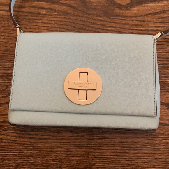Light Blue Kate Spade crossbody - Picture 1 of 9